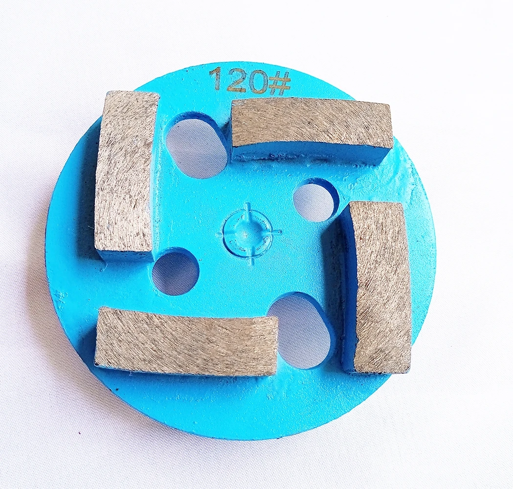 Sintered Diamond Segment Metal Grinding Cup Disc Block Wheel Abrasive Pad For Epoxy Solidified Concrete Stone Floor