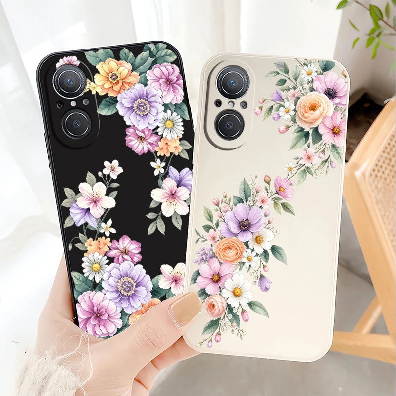 Flower Case For Huawei Y9 Prime Y7 Pro 2019 Y7A Y9S Nova 6 9 SE 8i 5T 3i P20 P30 P40 Lite E P Smart Z Plus Silicon Soft carcasas - view 6