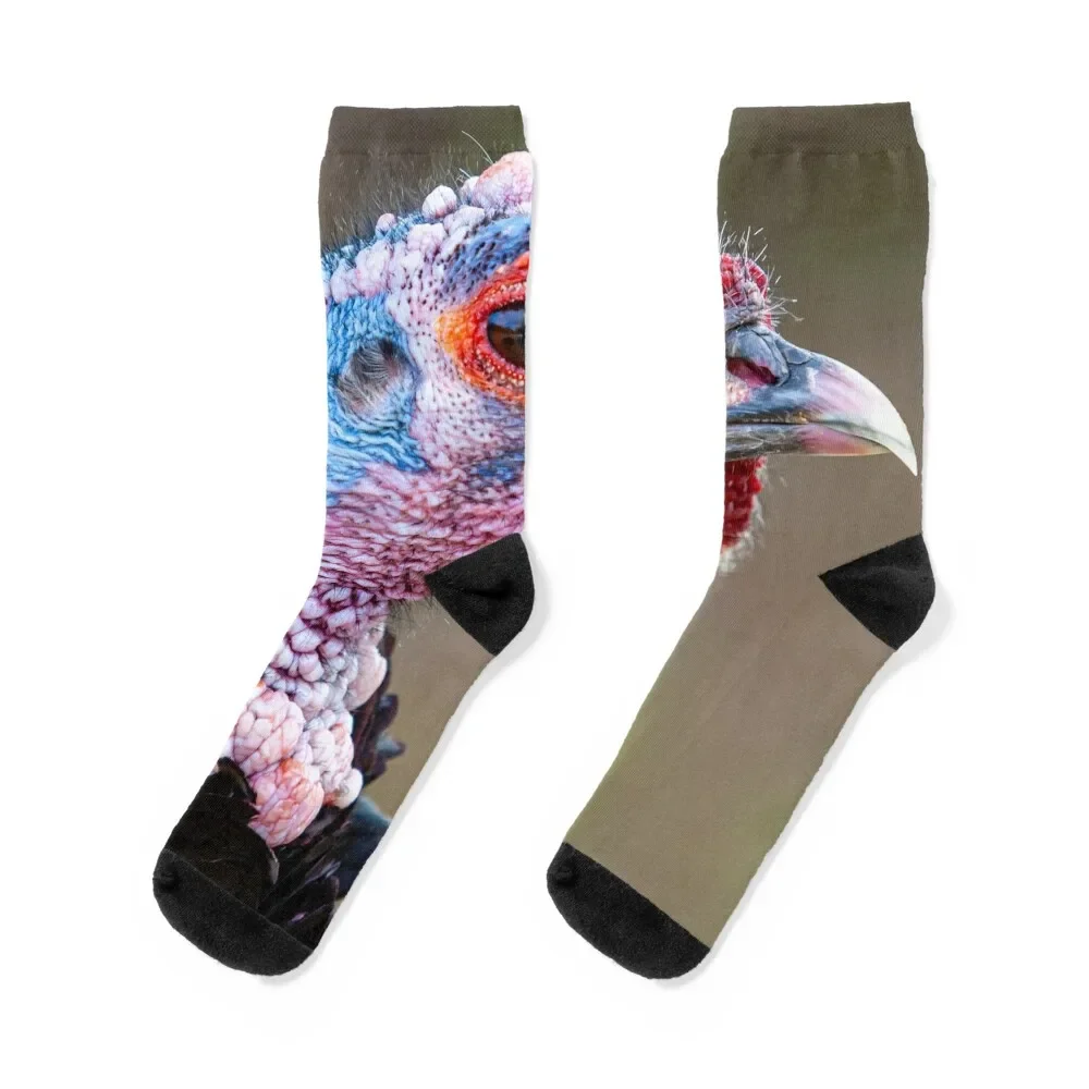 

Bronze Turkey Head Socks Novelties fashionable gift tennis Socks For Girls Men's