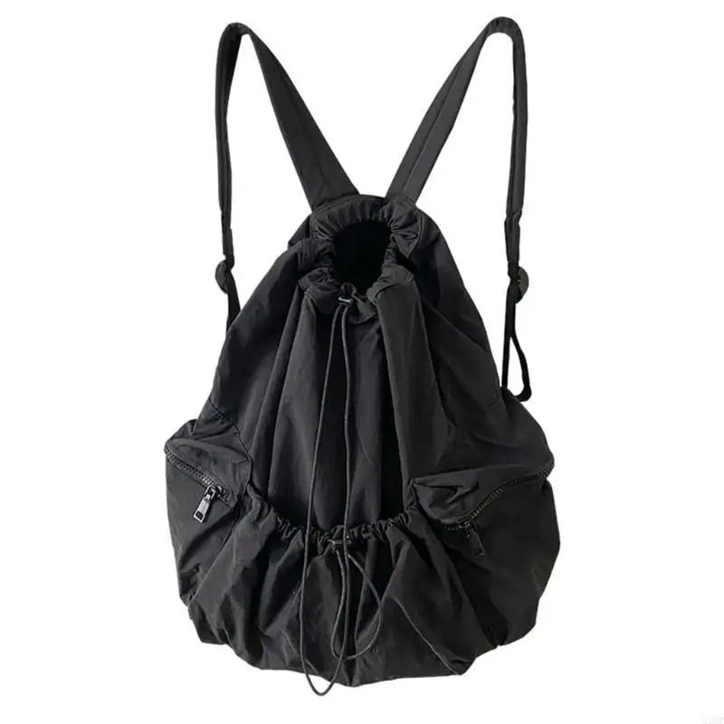 

Elegant Drawstring Shoulder Bags for Girls School Bag Versatile Daypack for Shopping Hiking and Sightseeing