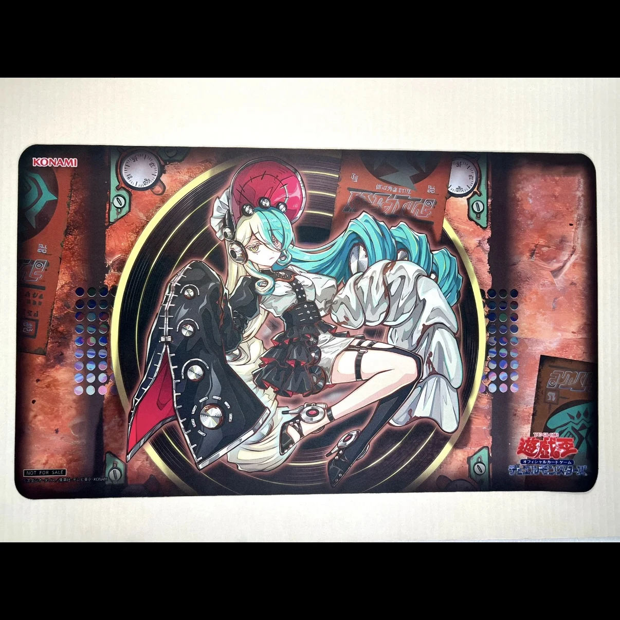 600x350mm Yu-Gi-Oh! 2mmNoSeamEdge Kewl Tune Rotary Trading Card Playmat Single Duel Disk Rubber Board Game Card Pad Mouse Pad