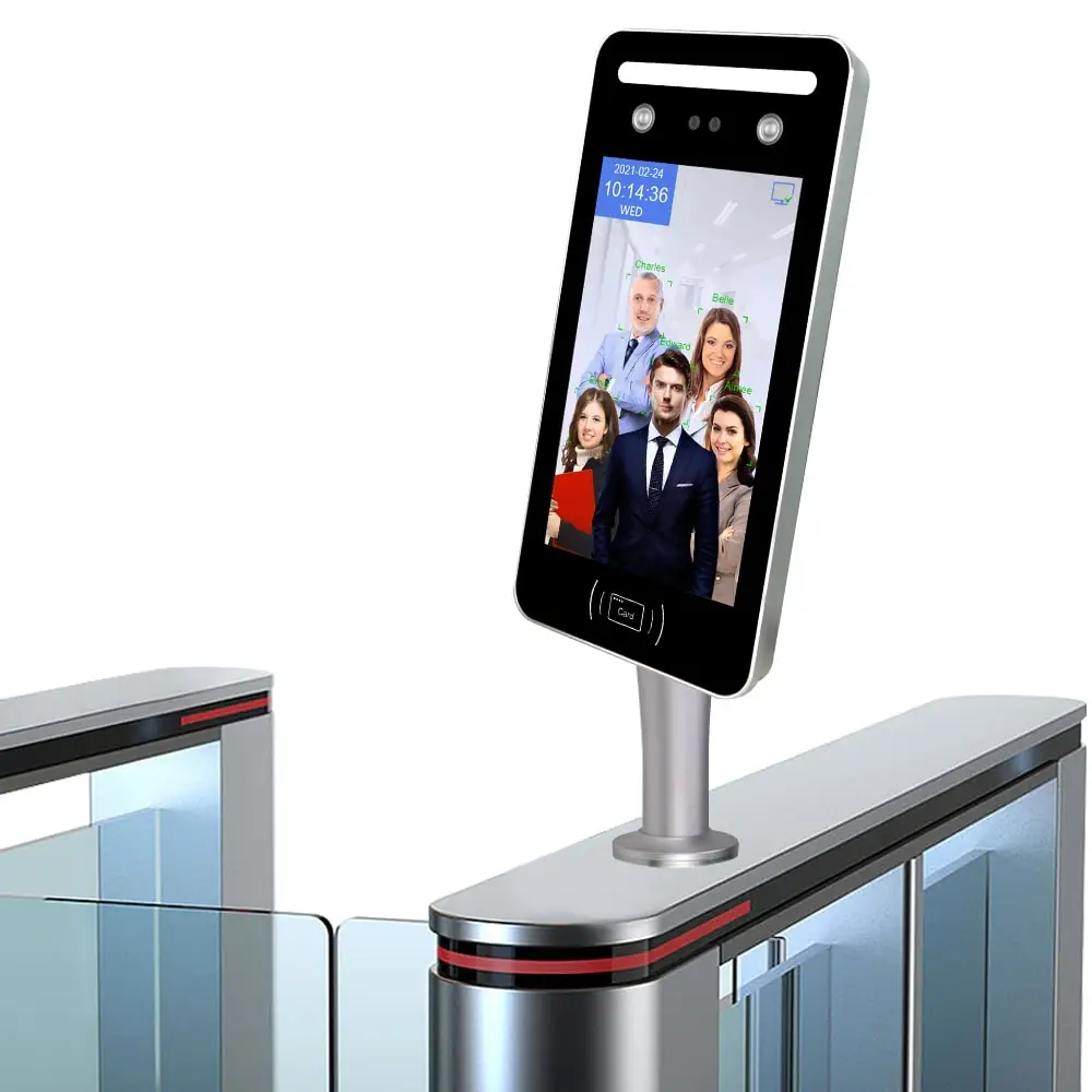 Embedded Web Server Biometric Face Recognition Attendance Time Attendance Machine Access Control System with free Software