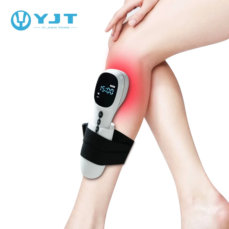 r cold la-ser therapy device 808nm&650nm, with seat belt and tens function, for human body pain relief treatment