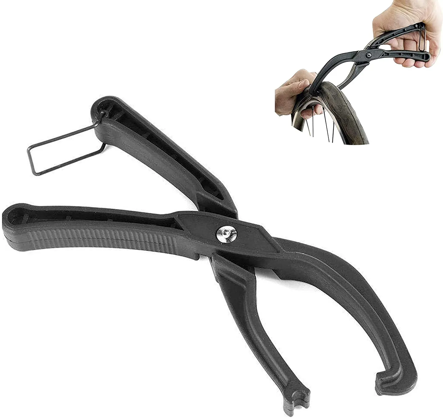 Bike Tools Bike Hand Install & Removal Clamp for Difficult Bike Tire Bead Jack Lever Tool Bicycle Supplies Accessories