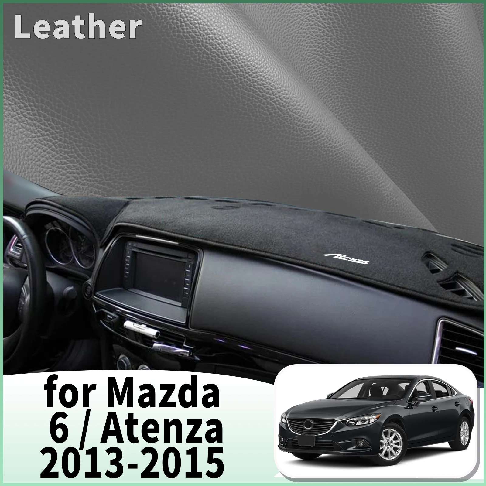 

fit for Mazda 6 Atenza GJ 2013 2014 2015 Dashmat Car Accessories Dashboard Cover Pad DashMat Sunshade Protective Carpet