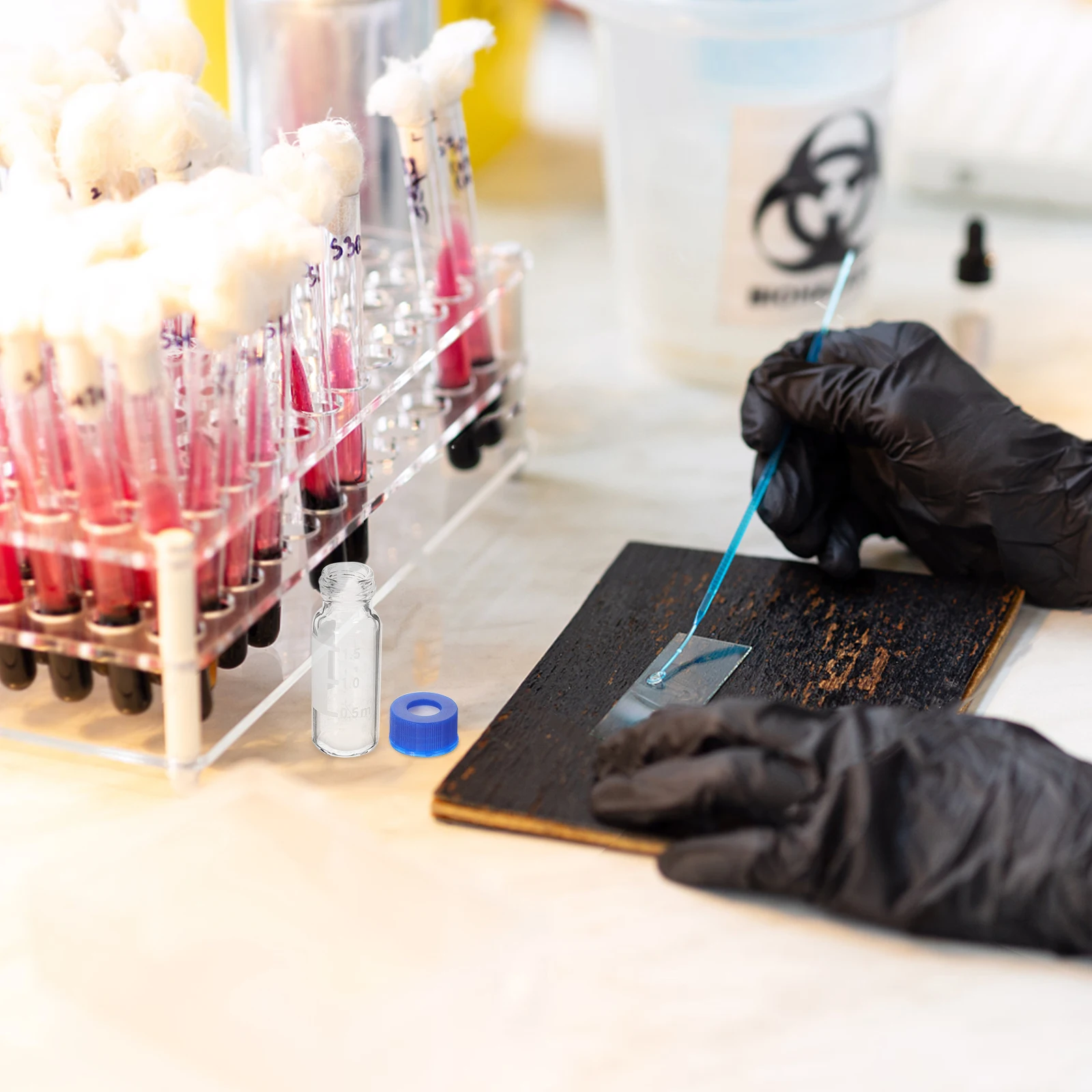 100 pcs 1 5ml 2ml Glass Vials Transparent Sampling Bottles Lab Tiny Empty Diffuser Vial Stable Bottom Practical Use Small Glass