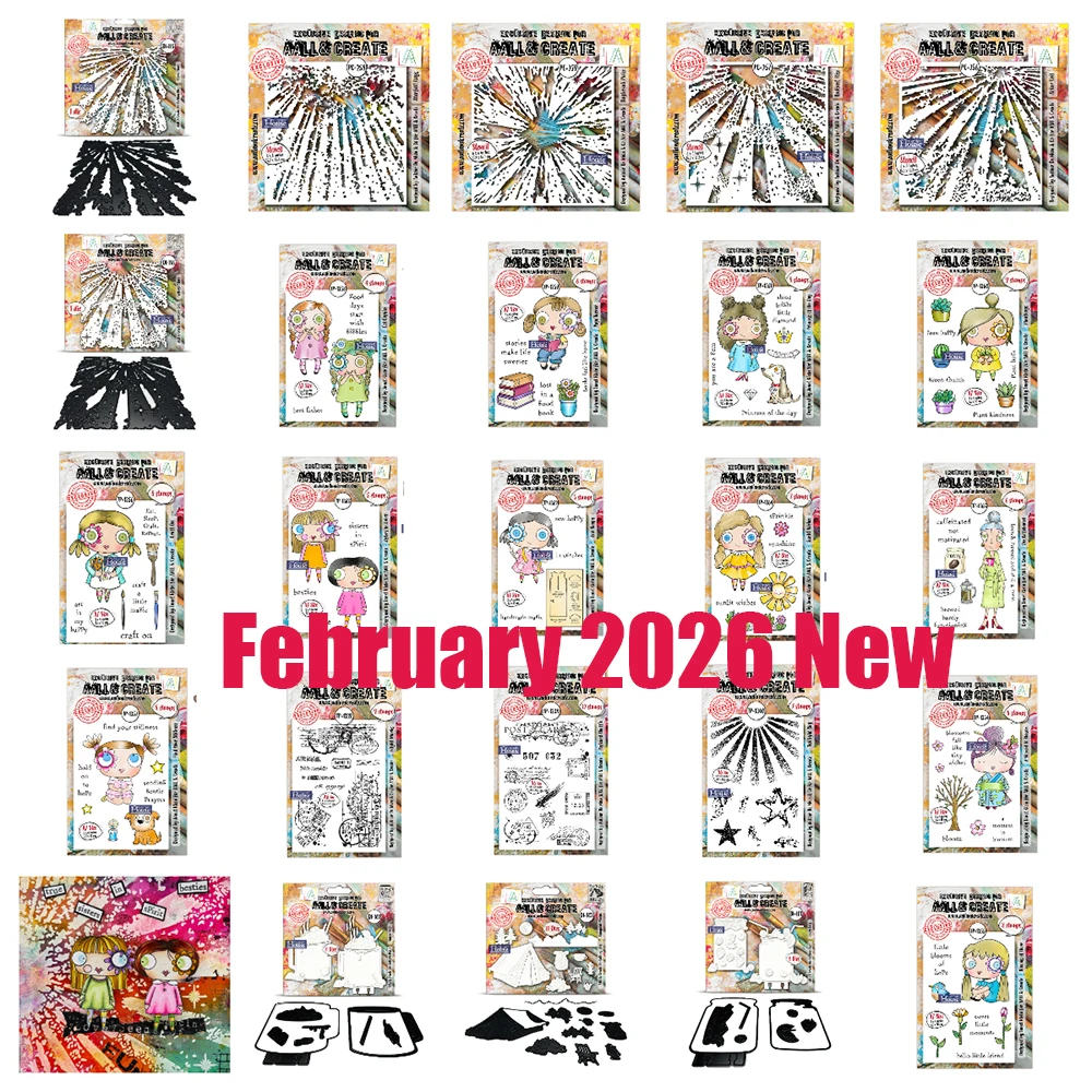 

Starfall Rays Sew Happy Metal Cutting Dies Stamp and Stencils for DIY Scrapbooking Handmade Photo Album Easter February 2026 New