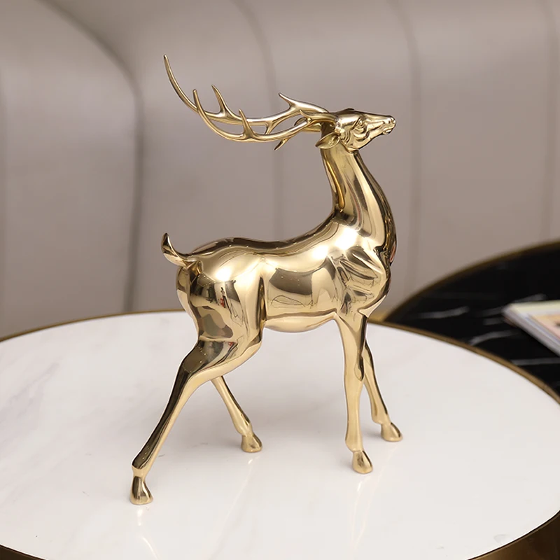 Chinese Style Deer High Art, Office, Living Room, Bedroom, Wine Cabinet, Home Decoration, Gift