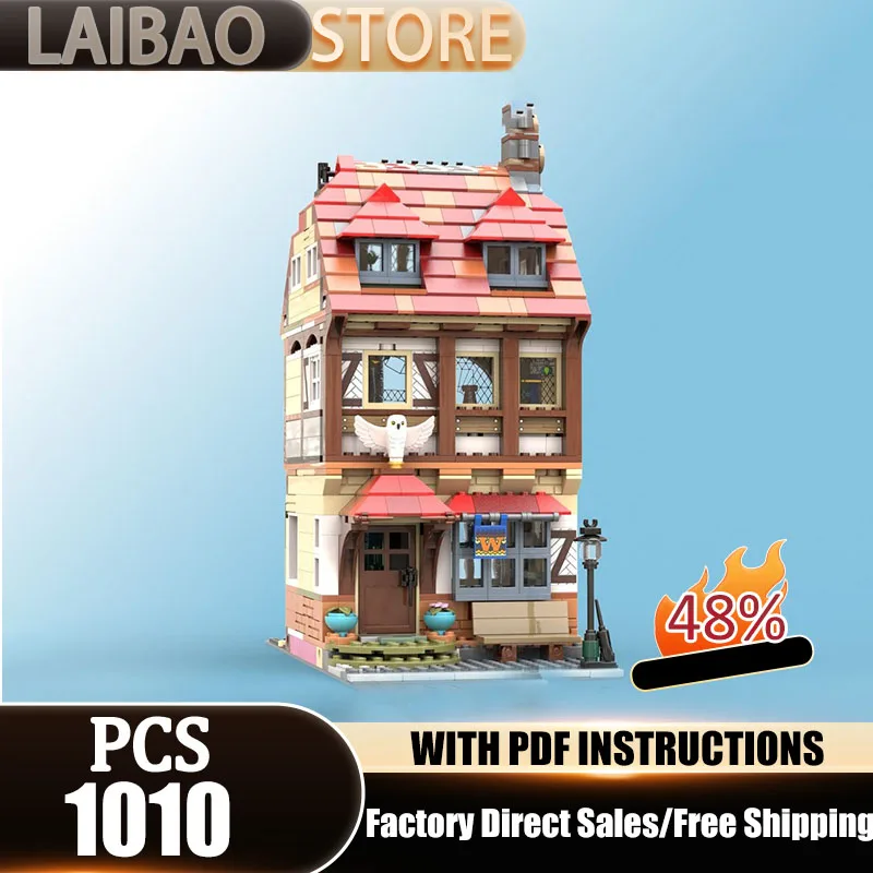 

City Building Model Moc Building Blocks Boeing Travel hotel Model Technology Bricks Christmas Assembly Toys Constructrion Gifts