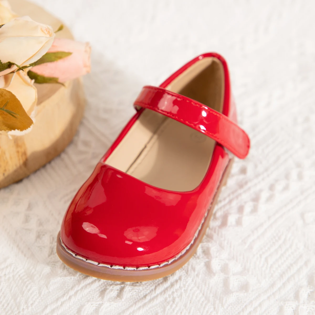 Chaussures plates Mary Jane en - Velcro Hook Loop avis et prix