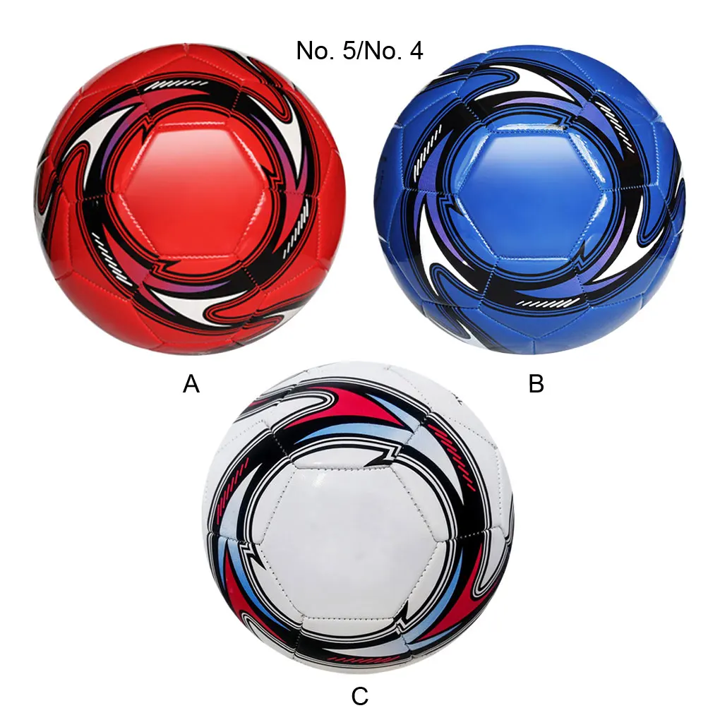 

Waterproof Machine-stitched Football Size 5 For Outdoor Exercises ENHANCED FOOT FEEL Soccer Balls White Red size 5