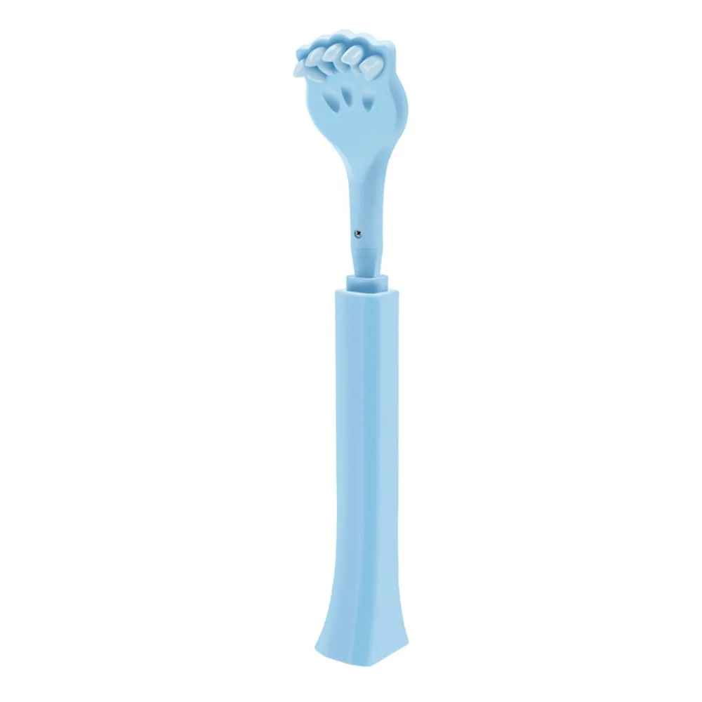 3-Section Telescopic Handle Back Scratcher Manual Itch Relief Palm Shape Full Body Rake Stainless Steel Anti-Itch Back Massager