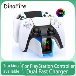 DinoFire for PlayStation 5 Slim/PlayStation 5 Cooling Station ,For PlayStation Controller Charger