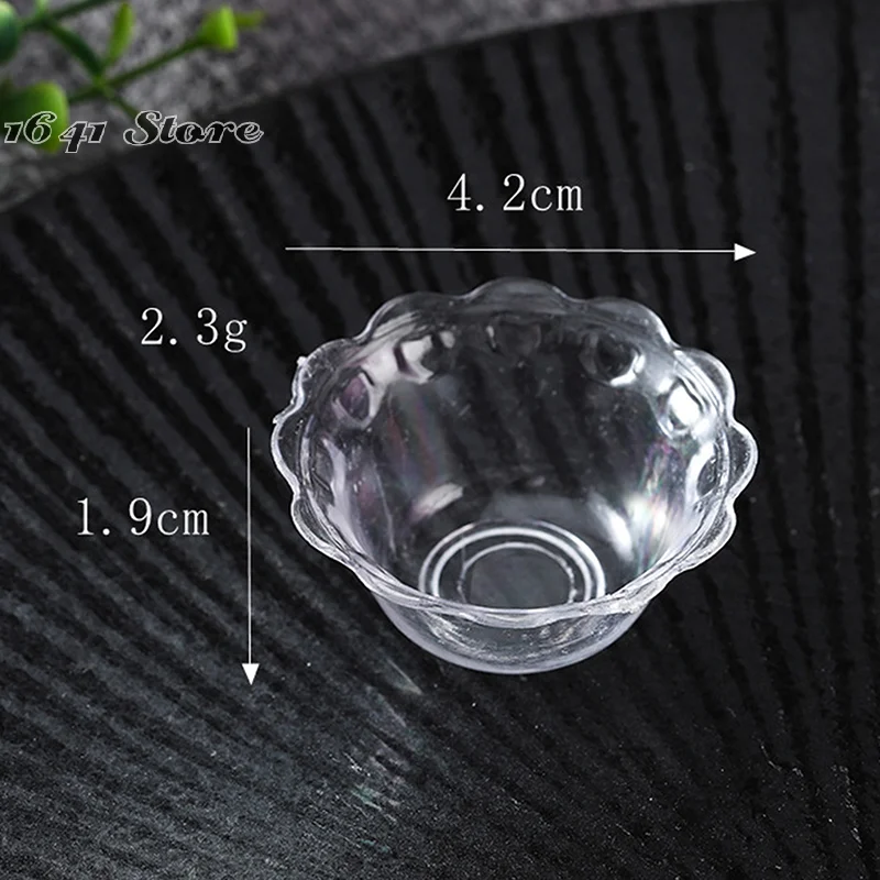 3-piece Set Mini Bowls for Dollhouse, Kitchen Furnishing, Play Scene Decoration