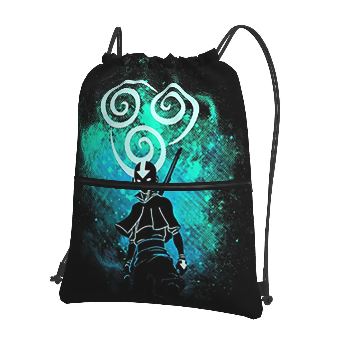 Sac à Dos de la Dernière Équipe de Paintbender Avatar, Fourre-Tout de Proximité, avec Cordon de Serrage, pour Chaussures, pour Écoliers