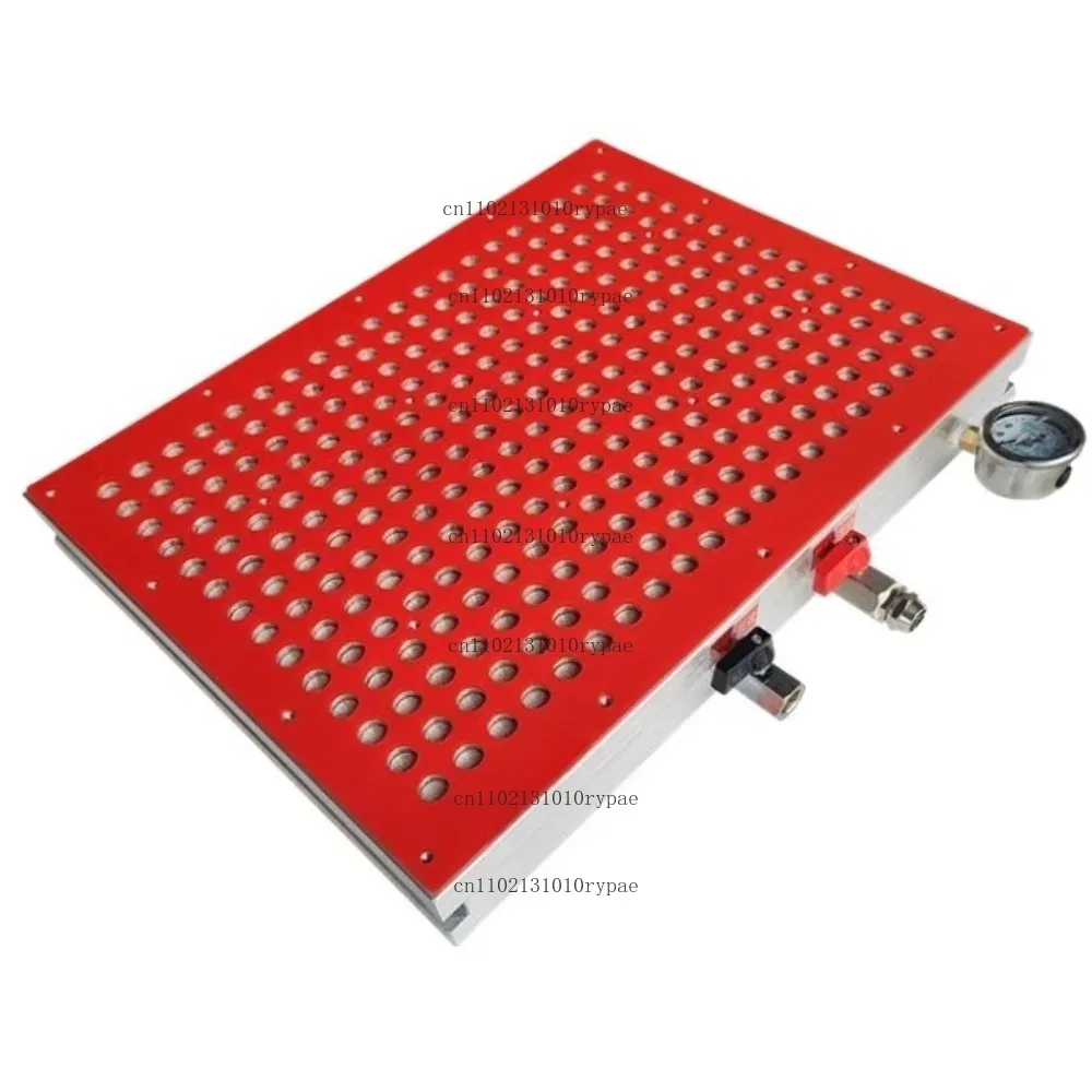 Multi point vacuum suction cup CNC no sealing strip copper aluminum PVC plate hole strong adsorption platform