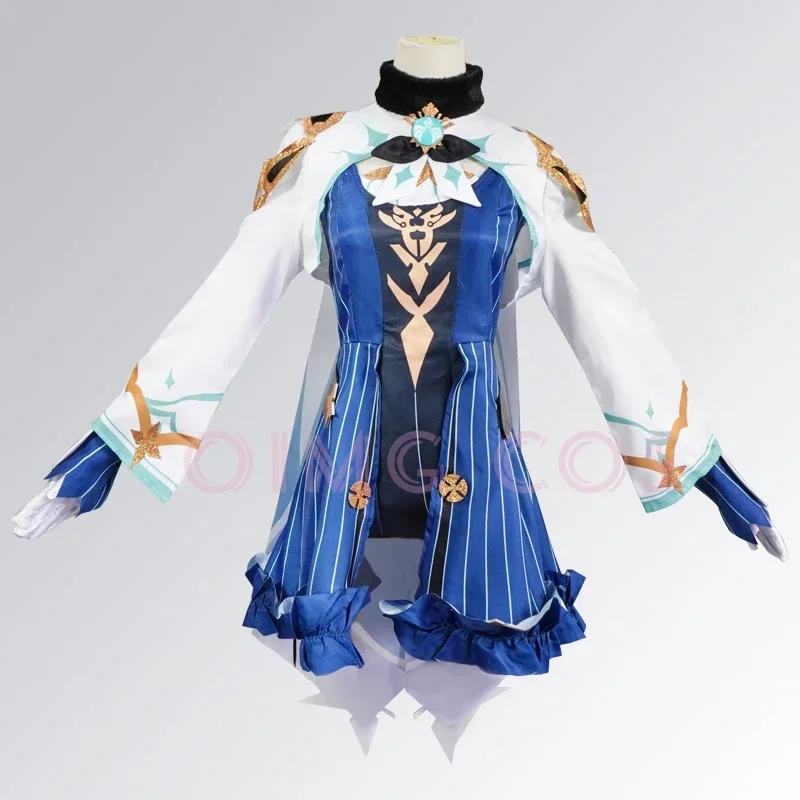 Genshin Impact Sucrose Cosplay Costume Adult Carnival Uniform Wig Anime Halloween Party Costumes Masquerade Women Game MN7