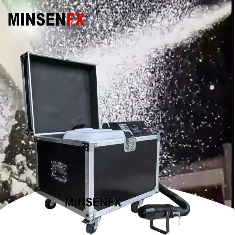 

MINSENFX Снегогенератор 1500 Вт Открытый Снегогенератор Для Рождественской Свадьбы Искусственный Снегогенератор Специальные Эффекты