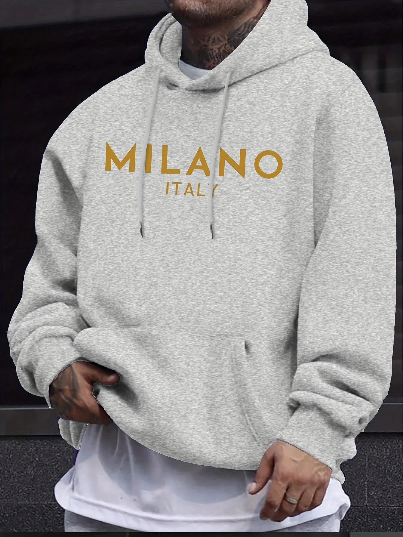 Milan Letter Erkek Kadın Kapüş - Street Fashion Of Milan incelemesi ve fiyatı