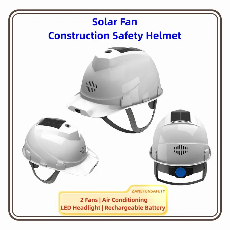 Construction Safety Helmet With 2 Fans Air Condition LED Headlight 20000mAh Rechargeable Lithium Battery Solar Panel LCD Display - AliExpress 30 Construction Safety Helmet With 2 Fans Air Condition LED Headlight 20000mAh Rechargeable Lithium Battery Solar Panel LCD Display - AliExpress 30