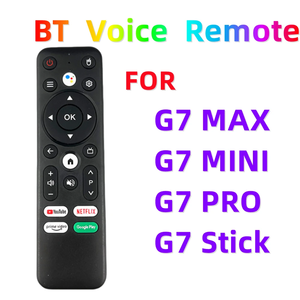 Голосовой пульт дистанционного управления Bluetooth для G7 STICK G7 PRO G7 MINI G7 MAX SET TOP BOX Инфракрасный пульт дистанционного управления Голосовой пульт дистанционного управления Bluetooth для G7 STICK G7 PRO G7 MINI G7 MAX SET TOP BOX Инфракрасный пульт дистанционного управления