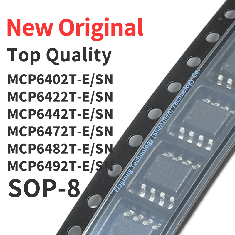 

(10 Pcs) MCP6402T MCP6422T MCP6442T MCP6472T MCP6482T MCP6492T -E/SN SOP-8 Chip IC New Original