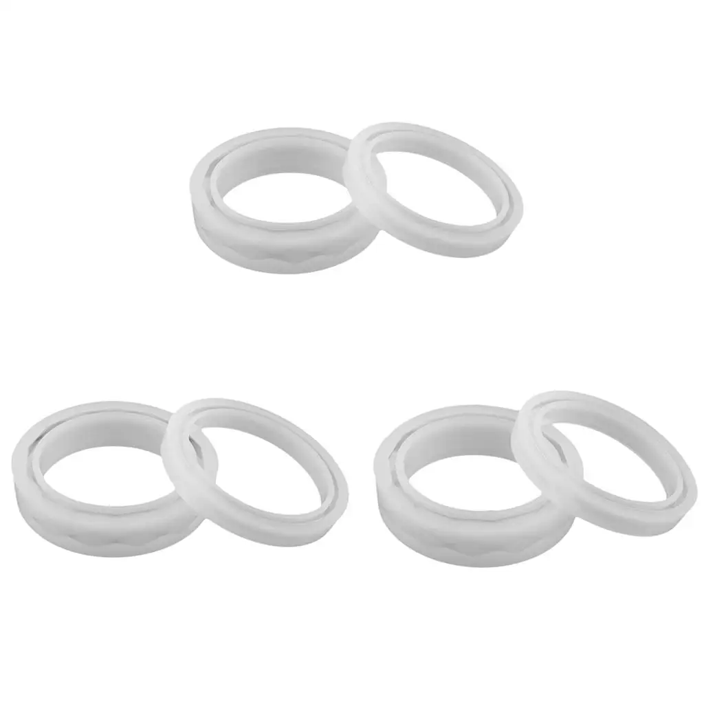 2Pack Silicone Casting Resin Bangle Bracelet Jewelry Making Mould Tools