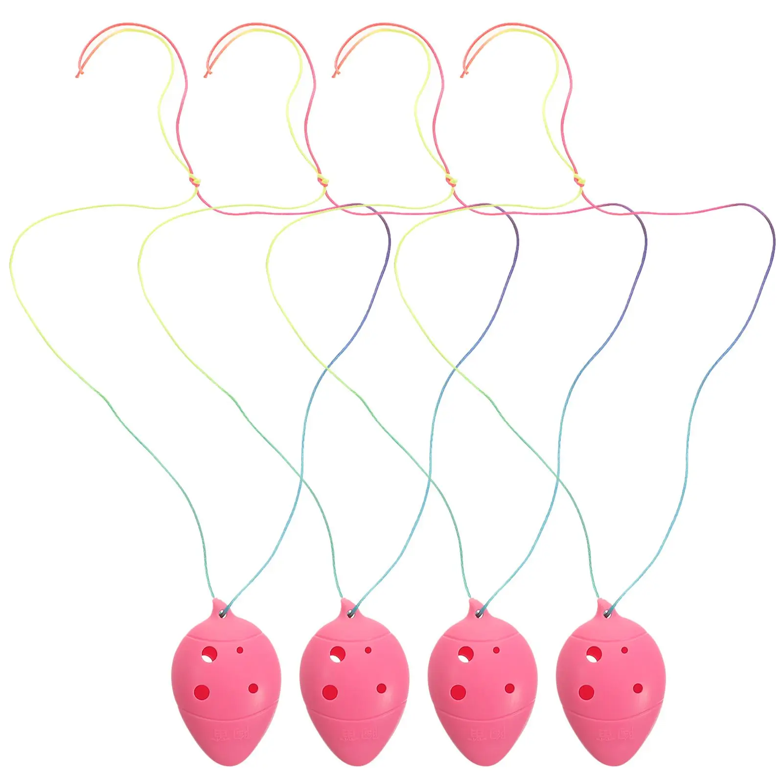 

Mini Ocarina 4 Pcs Bulk Kids Whistles Musical Instruments Gifts Party Favor Decorate Beginners Plastic Toy