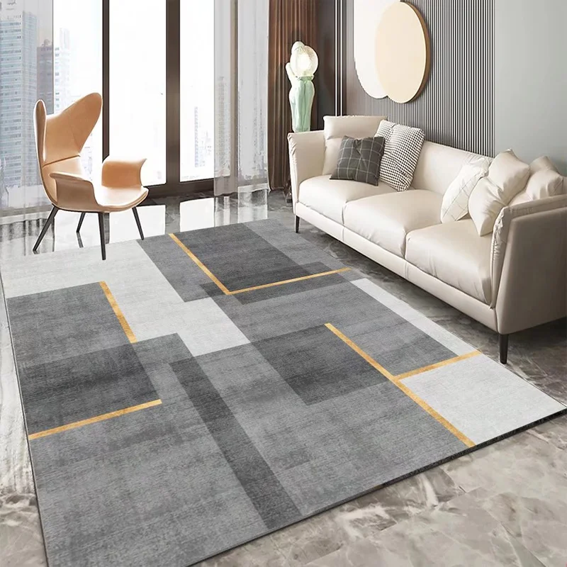 Simple Modern Carpet Living Room Sofa Coffee Table Floor Mat Luxury Bedroom Decor Home Soft Mats Carpets for Rooms Large Rug