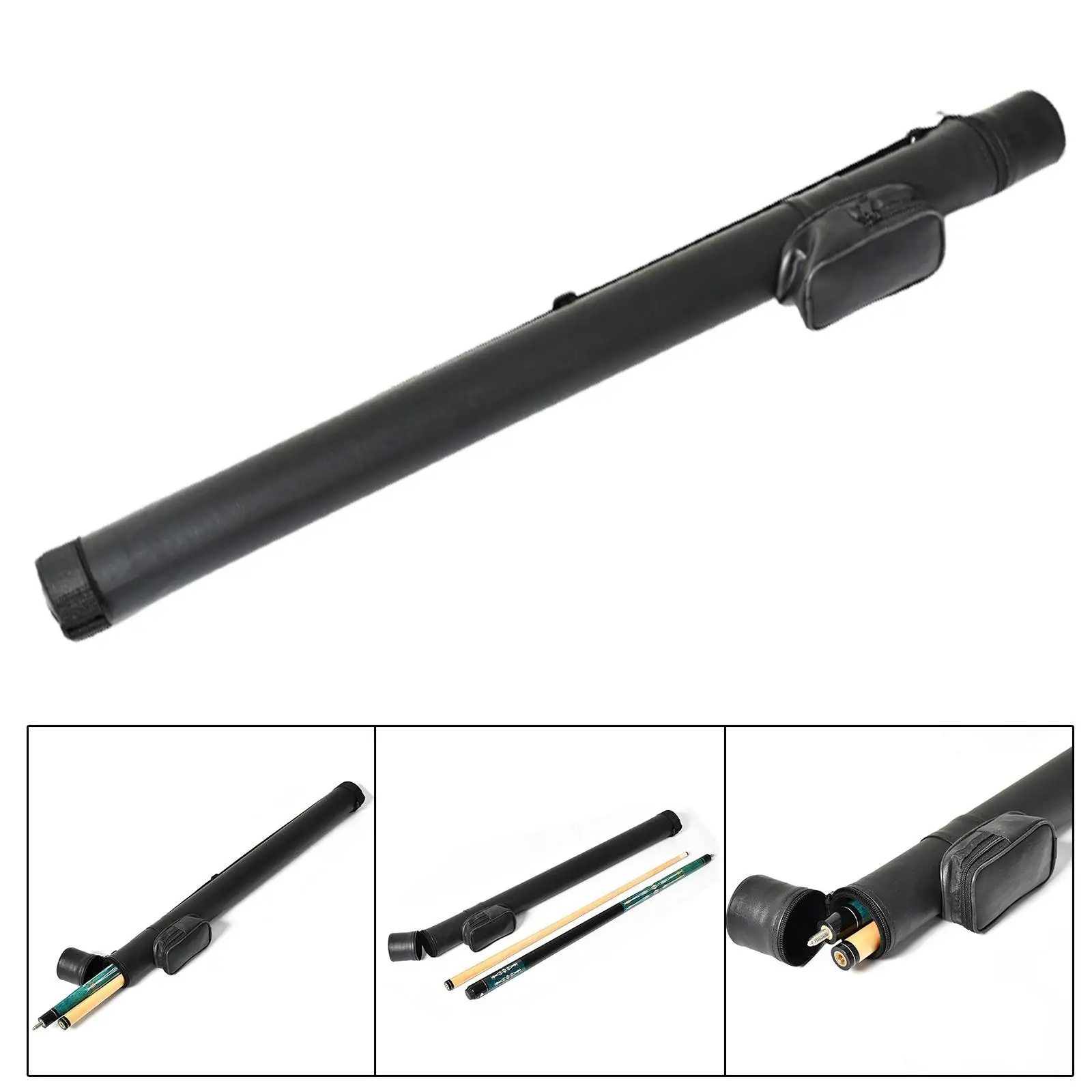 Pool Cue Case Pool Cue Rod Carrying Bag Durable 1/2 Billiard Carrying Cases Billiards Accessories