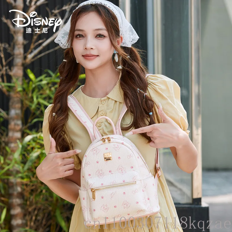 Disney Women Backpack Fashion Large Capacity Light Luxury Travel School Bag Casual Daypack