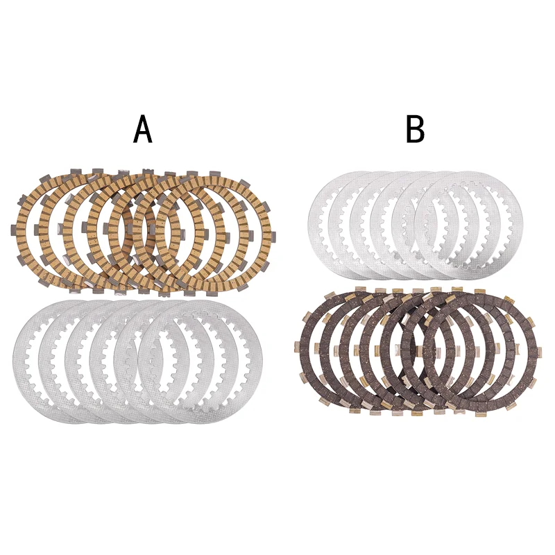 

Комплект фрикционных дисков и стальных пластин сцепления мотоцикла для Yamaha XVS650 XT660R XT660X XT660 MT03 MT07 FZ07 XSR700 22U-16321-00-00