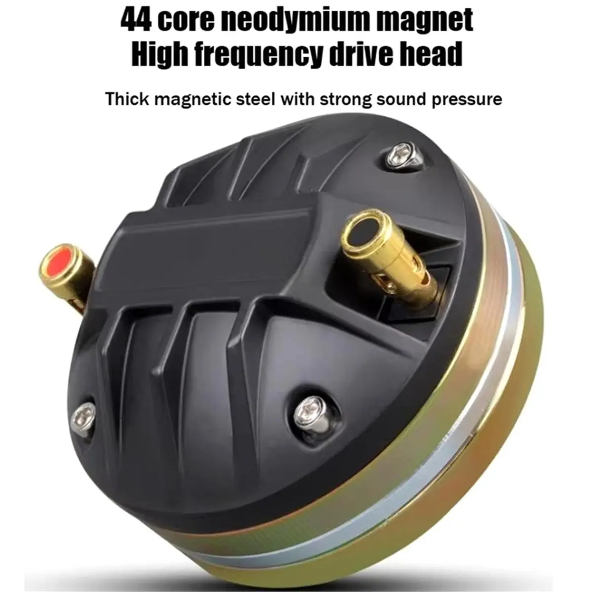 2pcs 44-Core Neodymiums High-Frequency Driver 85mm Magnetic Stage Speaker Full-Range Horn Loudspeaker Flat Port Speaker