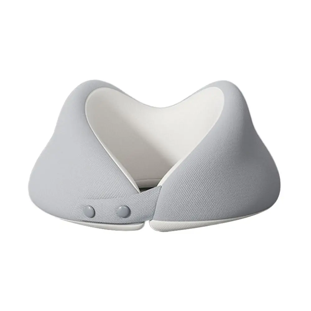 Slow Rebound U-Shaped Neck Pillow Machine-Washable Cover Portable Design Memory Foam Pillow With EVA case Soft Material