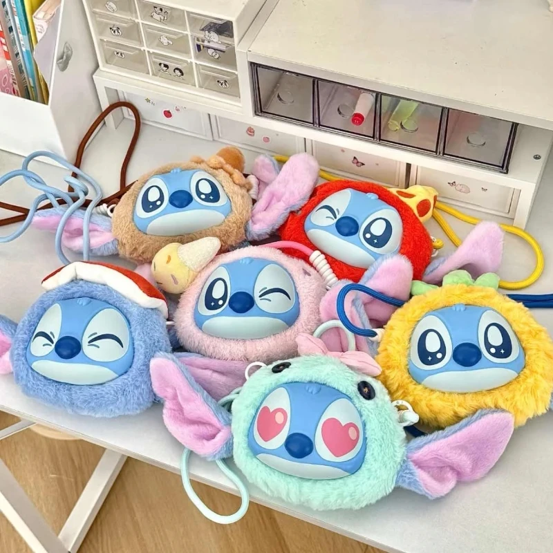 

Disney Stitch Funny Travel Original Blind Box - Vinyl Plush Crossbody Organizer Bag Trendy Collectible Cute Gift For Fans