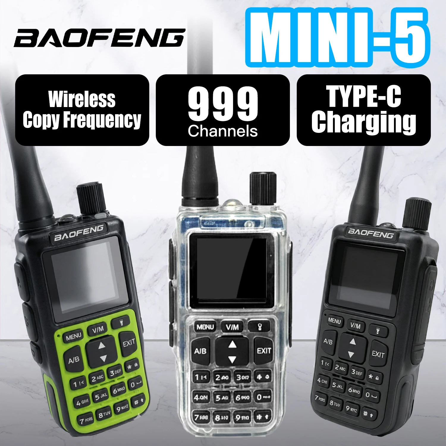 1-2-個-baofeng-mini-5-トランシーバーアップグレード-uv-5r-ミニマルチバンド-vox-fm-am-type-c-充電-bluetooth-プログラミングハムラジオアマチュア