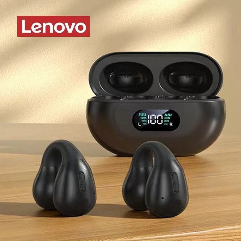 جديد لينوفو OWS العظام التوصيل سماعة لاسلكية تعمل بالبلوتوث الأذن كليب سماعات طويلة عمر البطارية سماعة الألعاب HIFI الصوت المحيطي #2