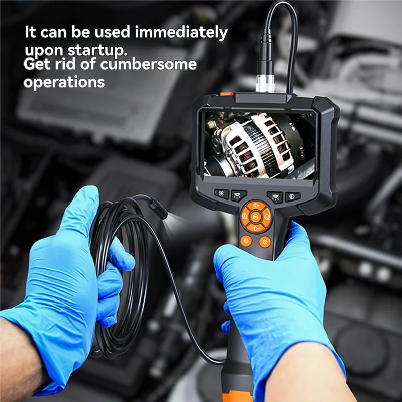 

4.3 Inch IPS HD Screen Endoscope Camera Borescope Inspection Camera HD1080P IP67 Waterproof For Car 1 Meters