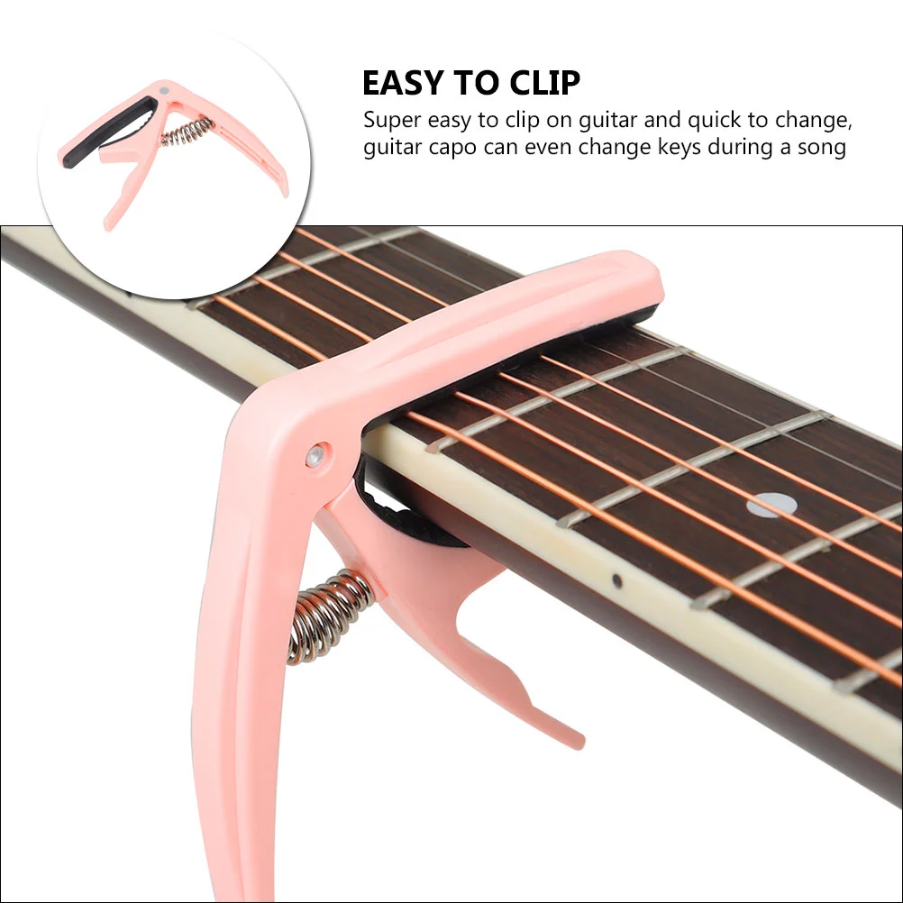 Capo for Acoustic Guitar Classical Suite Tuner Clip Capos Black Clamp Ukulele Man