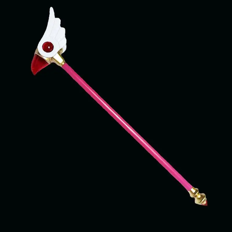 versatile-small-sakura-magic-wand-bird-head-star-wand-replacement-handle-girl's-cosplay-prop-anime-accessory-instant-download