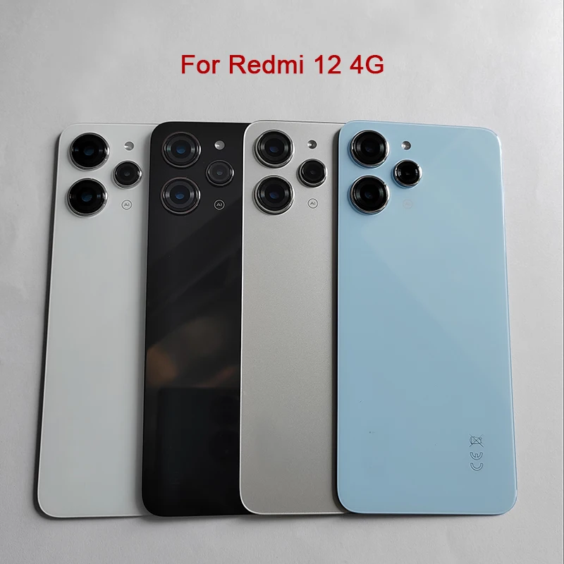 a--バックガラスバッテリーカバー-xiaomi-redmi-12-4g-redmi12用-カメラレンズ付きリアドアハウジングケース交換用-粘着剤付き