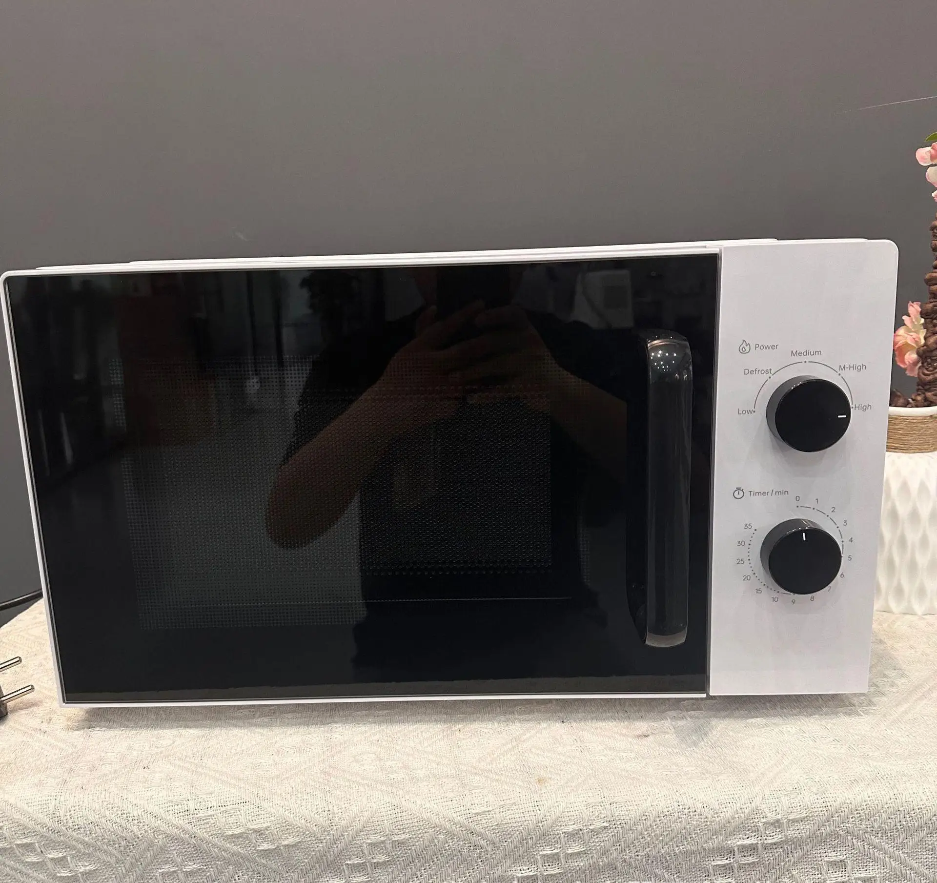 Горячая мини-портативная белая микроволновая печь 220 В, 20 л, прозрачная, может быть оснащена, оптовая цена для домашнего использования Горячая мини-портативная белая микроволновая печь 220 В, 20 л, прозрачная, может быть оснащена, оптовая цена для домашнего использования