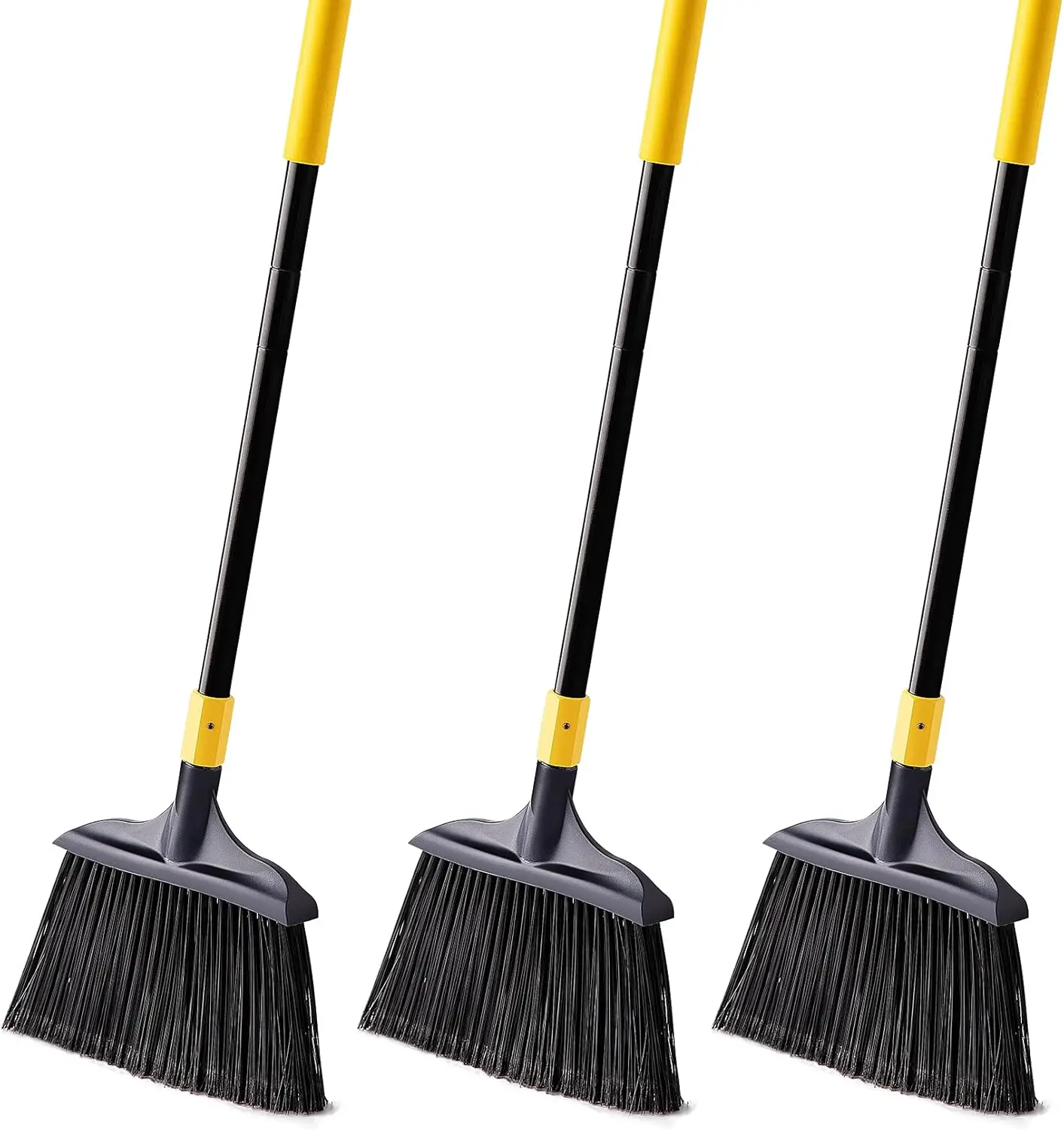 

Коммерческий набор метел для внутреннего и наружного использования, 3 предмета, 54 дюйма, идеально подходит для гаража, прихожей, торгового центра, дома