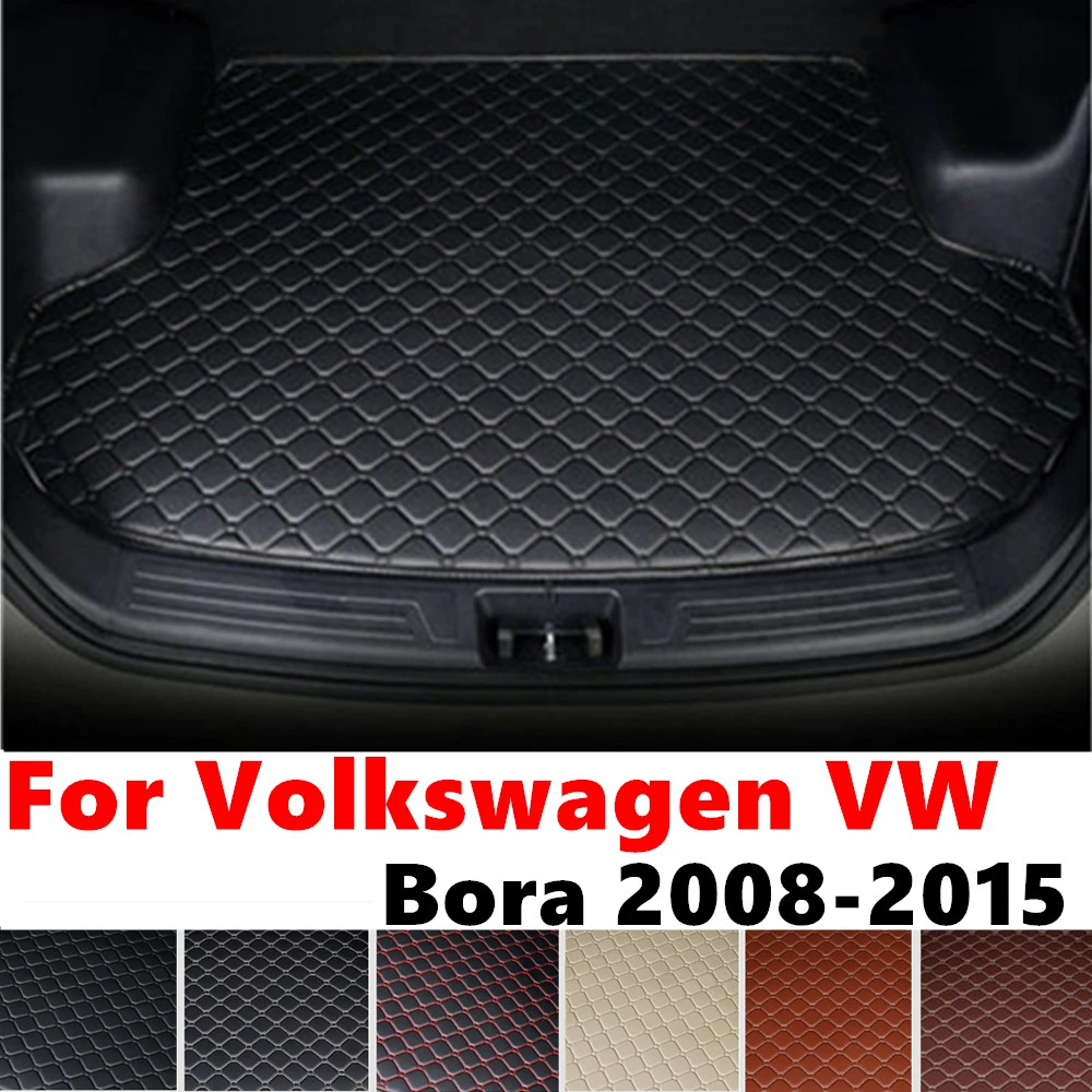 

Коврик для багажника автомобиля Volkswagen VW Bora 2015 2014 2013 2012-2008, задний коврик для груза, внутренние аксессуары, задний багажник, коврик для багажа