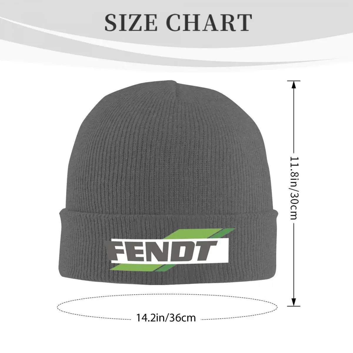 Fendts Logo Tractor Knitted Hat Women's Men's Beanies Winter Hat Acrylic Warm Melon Cap