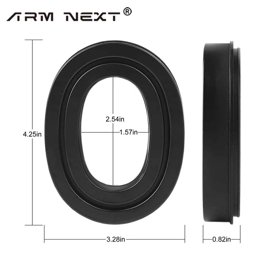 1 Pair Silica Gel Ear Pads Compatible with 3M Peltor Earmuffs Replacement Ear Cushion Kit for Ear Defenders Protection