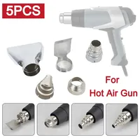 5pcs Hot Air Gun Heat Resisting Nozzles 35mm Diameter Hot Air Fan Nozzle Kit Universal for Rework Soldering Station Hot Blower