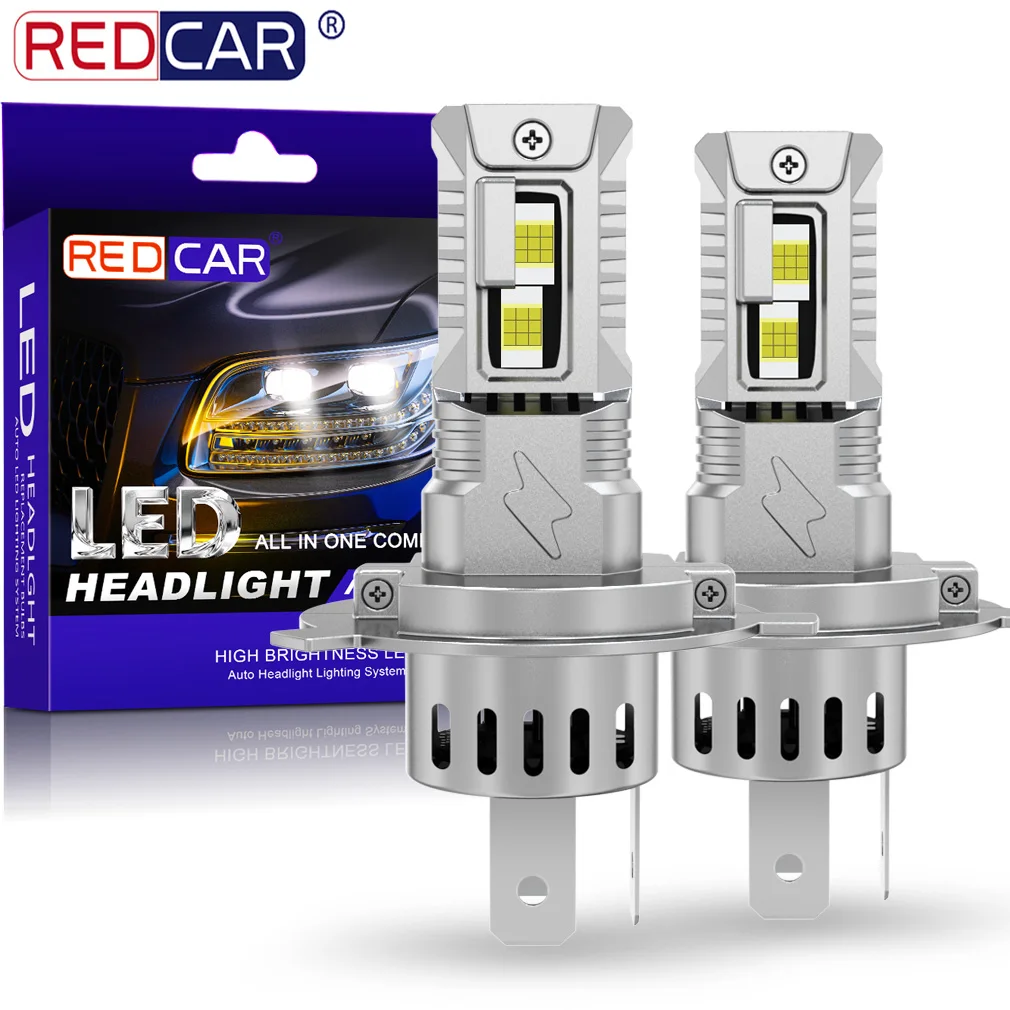 2PCS H4 H7 Led Headlights 100W 20000LM 9005 HB3 9006 HB4 H11 Car Light Bulbs High Close Lamps Auto With Fan Turbo Lights 6500K