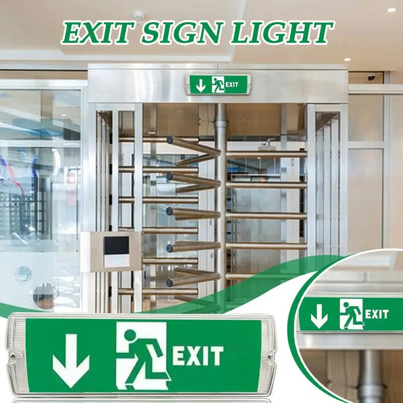 Light Up ป้ายทางออก ไฟ Orientation Super Bright ป้ายทางออกเพื่อความปลอดภัย LED ไฟแสดงสถานะการอพยพ ไฟป้ายทางออกไฟ Super