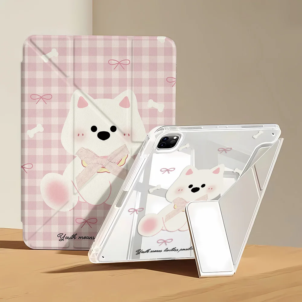 Shockproof Cute Puppy Cartoon Case for iPad A16 11th 10.9